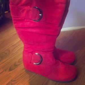 Red boots